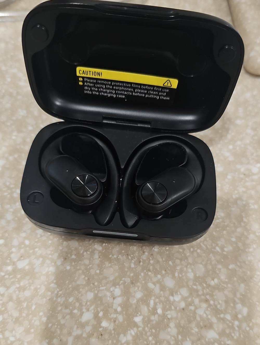 Pocbuds Wireless True Bluetooth Earbuds with Charging Case - Black